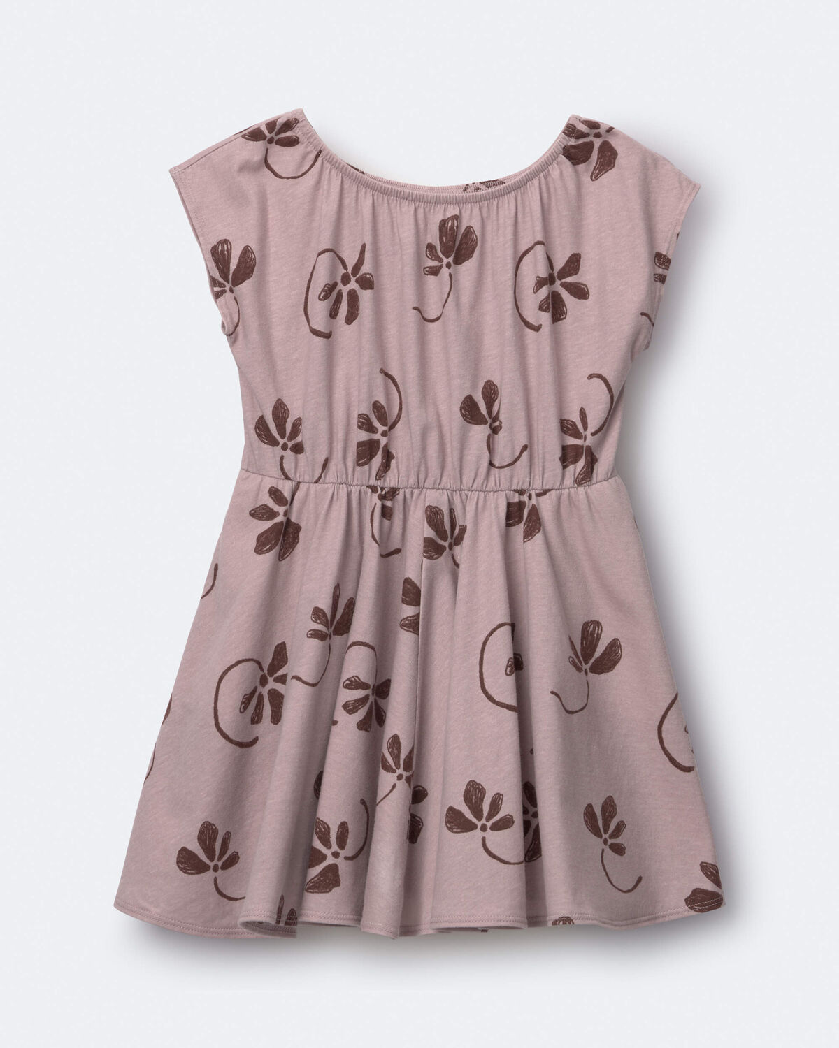 Toddler Girl Avenue Twirl™ Dress in Floral Print - Mauve - Image 2