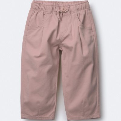 Toddler Girl Pleated Pants - Light Pink