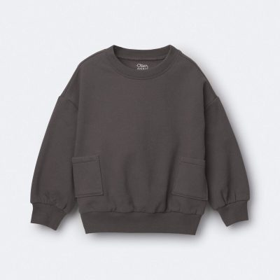 Toddler Otter Sweatshirt™ with Pockets - Dark Grey