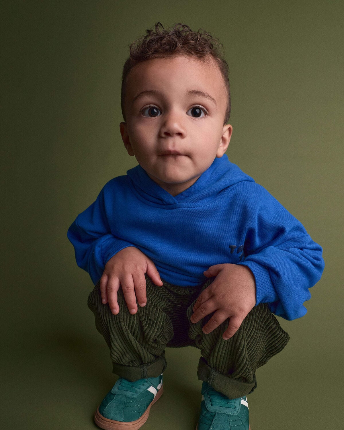Toddler 'Talking To Myself' Phone Hoodie - Royal Blue - Image 4