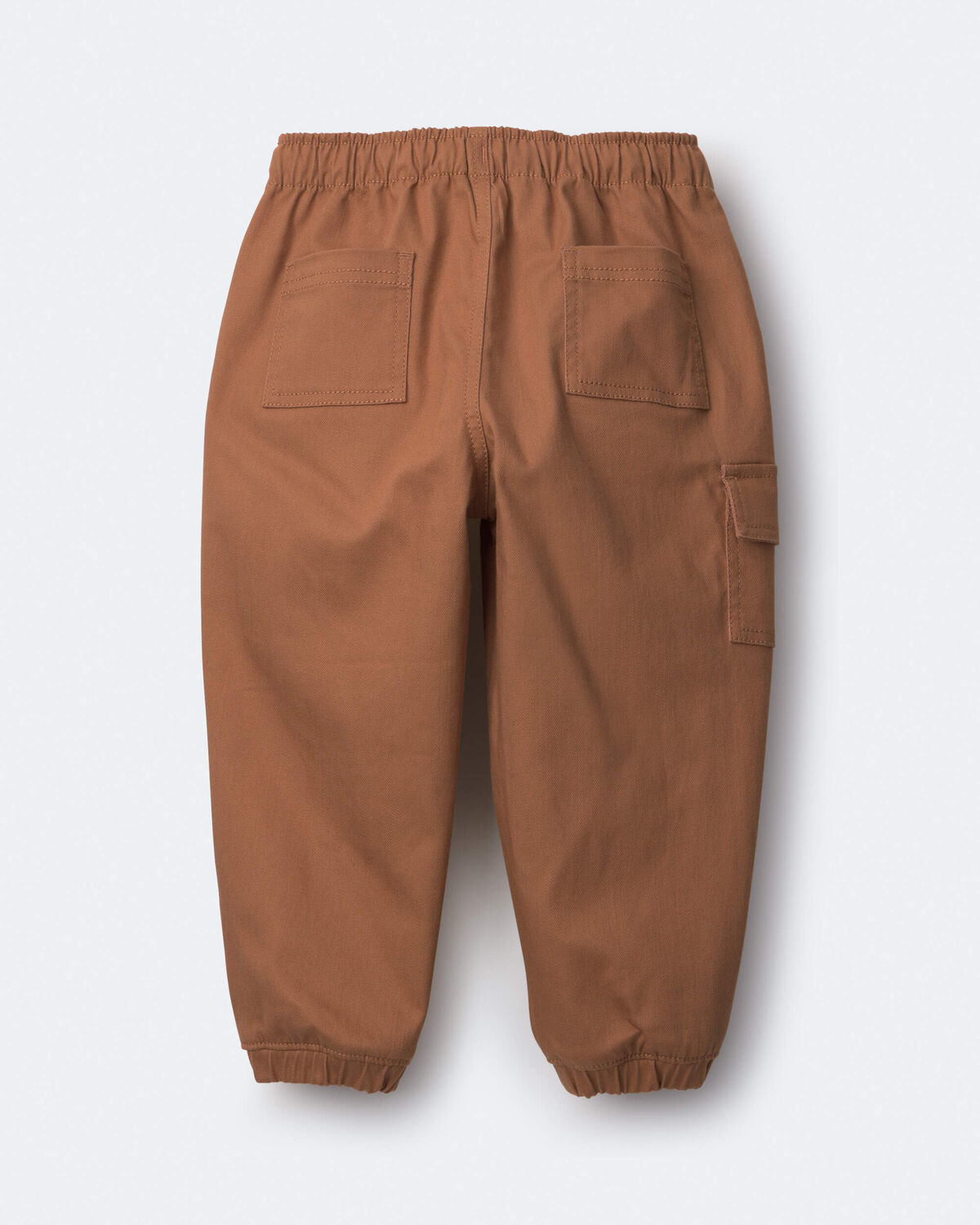 Toddler Front-Seam Joggers - Brown - Image 5