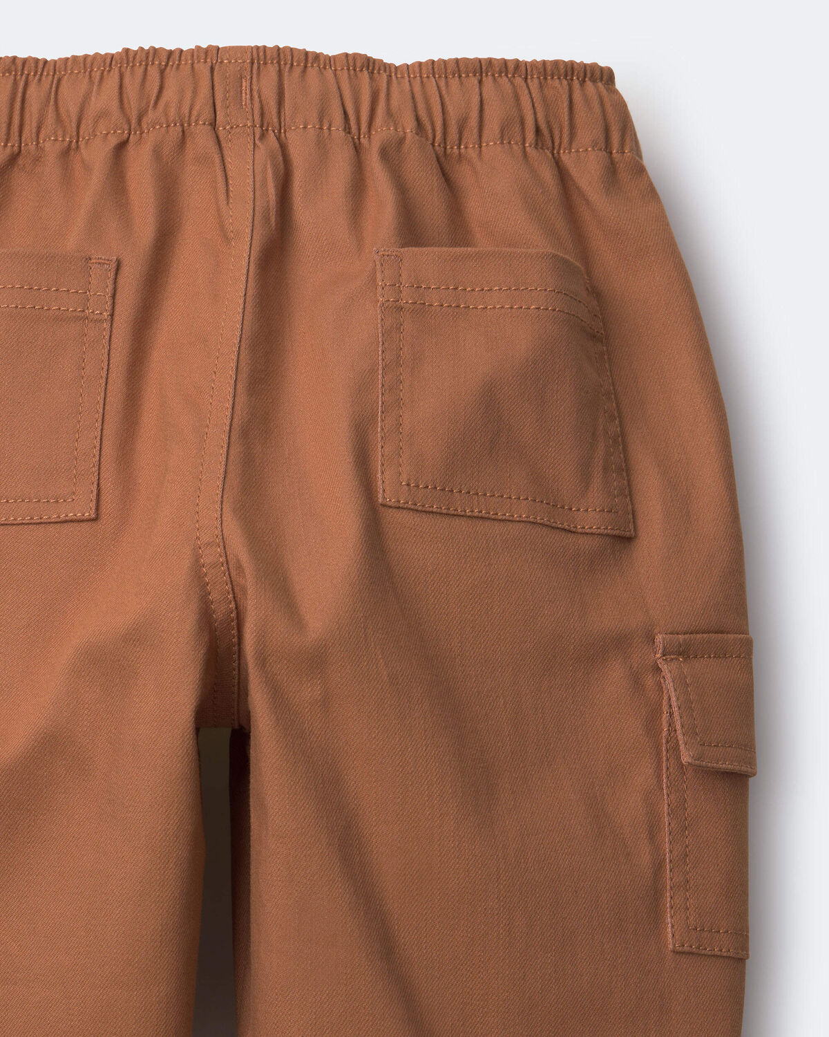 Toddler Front-Seam Joggers - Brown - Image 6