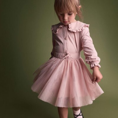 Toddler Girl Avenue Twirl™ Mini Skirt with Tulle - Blush