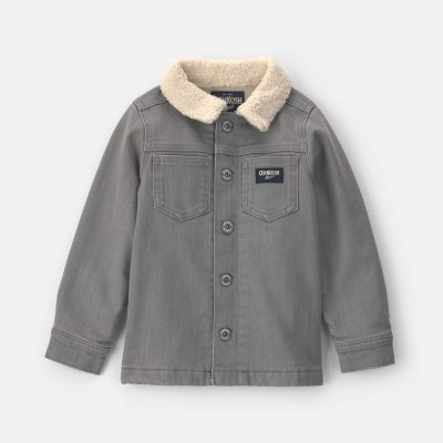 Toddler Boy Washed Denim Button-Down Shirt - Light Wash