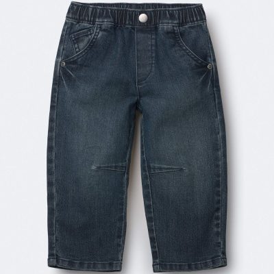 Toddler Barrel Jean in Medium Wash - Blue
