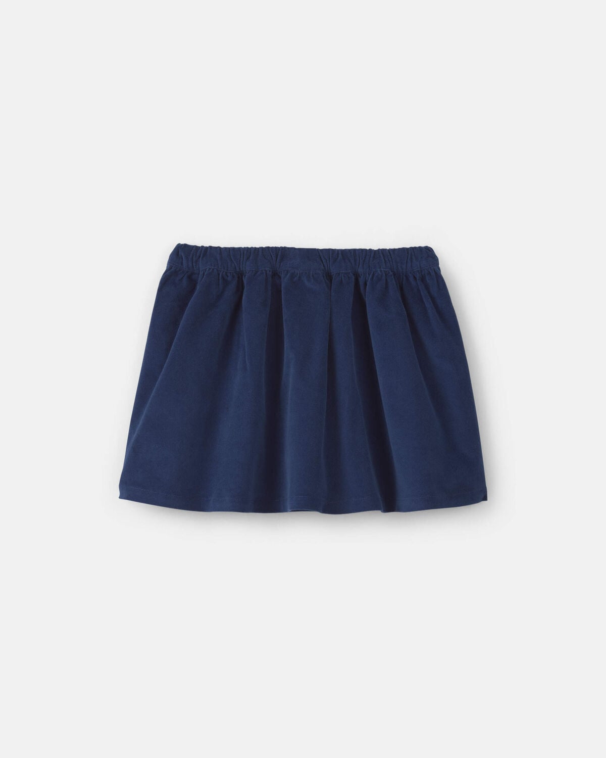 Toddler Girl Corduroy Flower Skirt - Dark Wash - Image 2