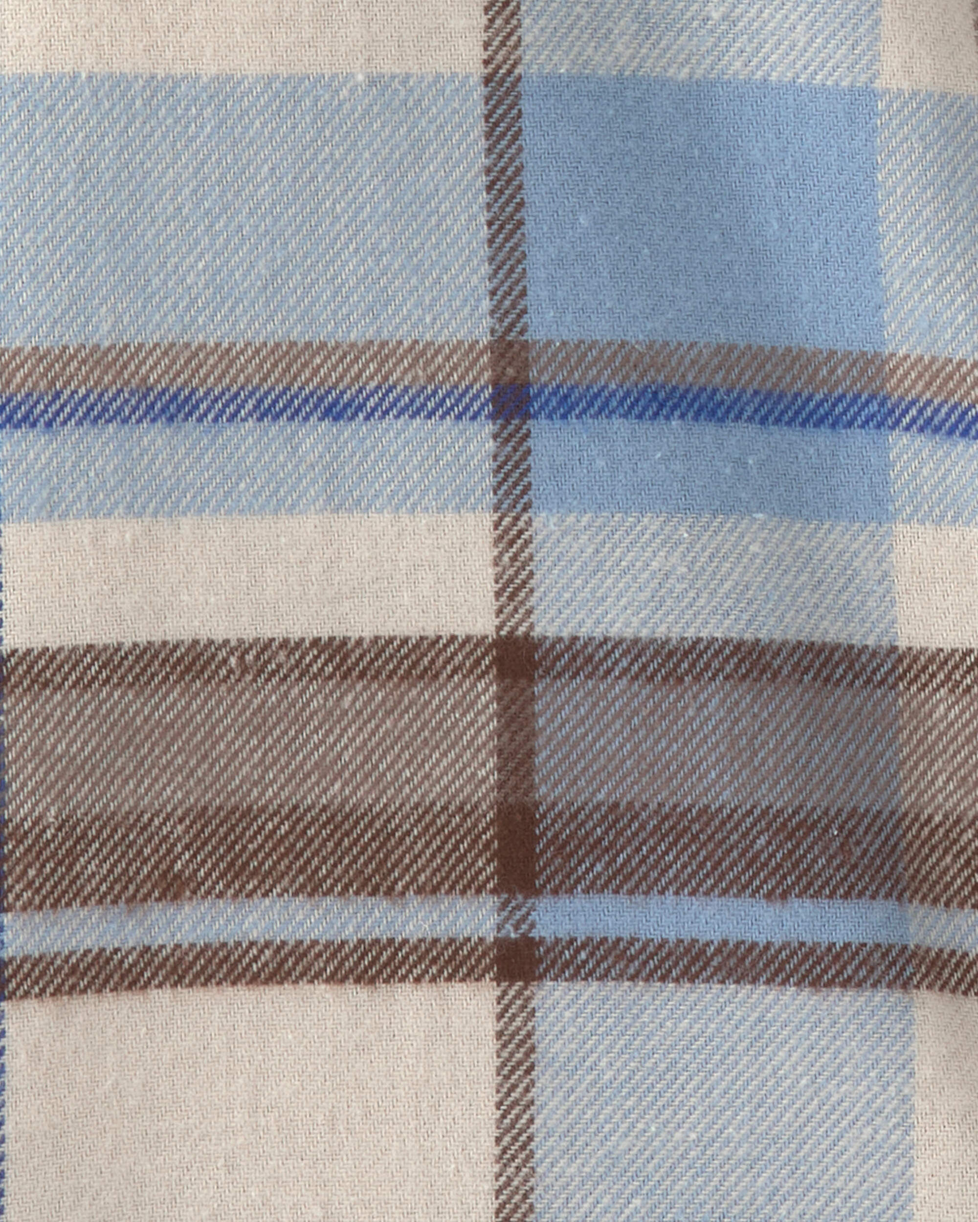 Toddler Boy Plaid Flannel Button-Down Shirt - Green/Blue/Brown - Image 4