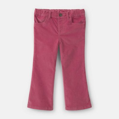 Toddler Girl Corduroy Flare Pants - Pink