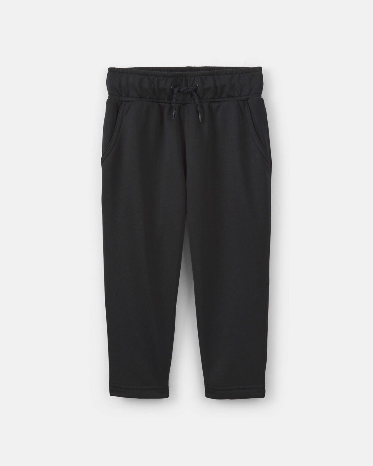 Toddler Boy French Terry Active Pants - Black