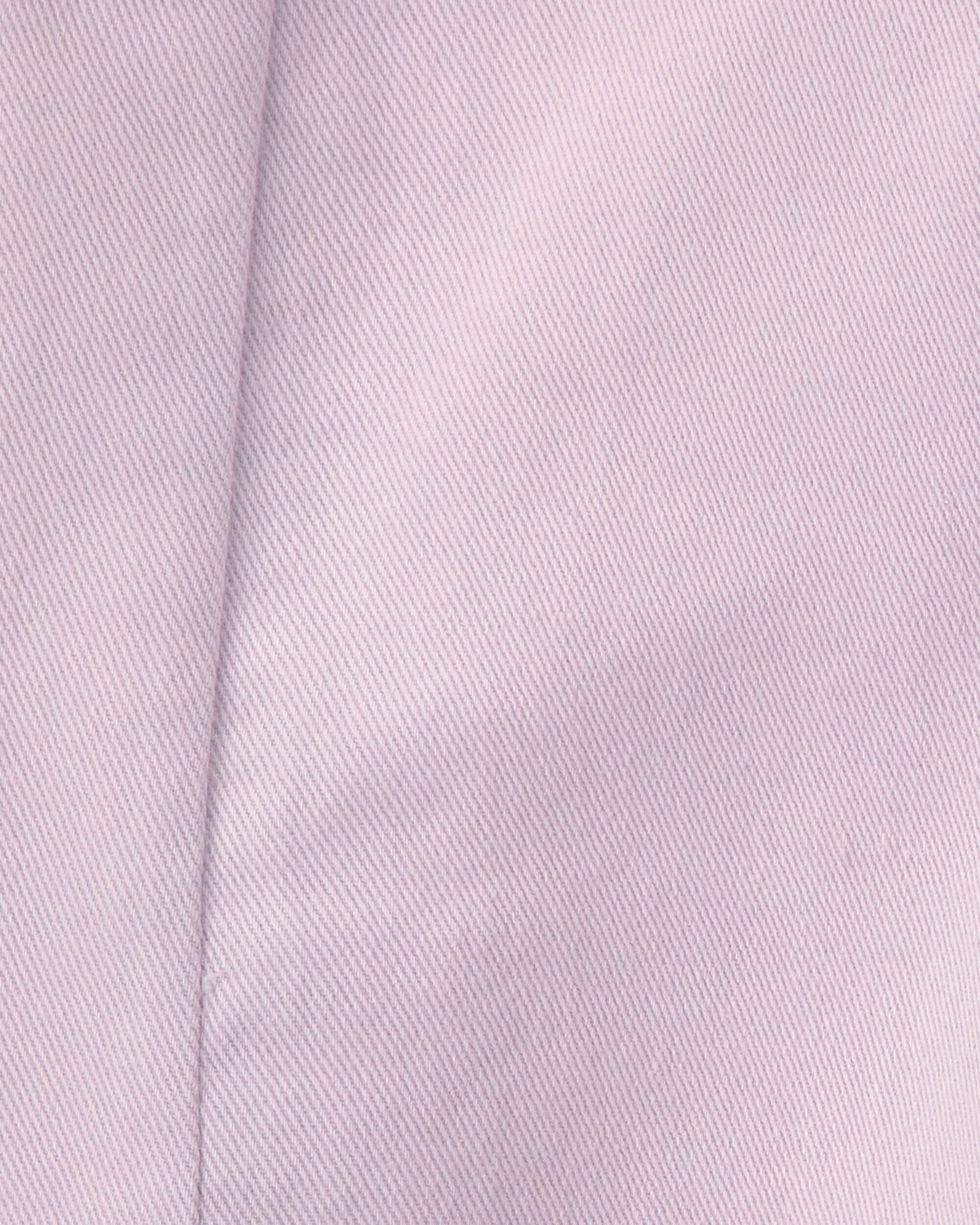 Toddler Girl Teddy Fleece Denim Barrel Jeans - Purple - Image 6