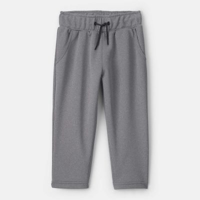 Toddler Boy French Terry Active Pants - Grey