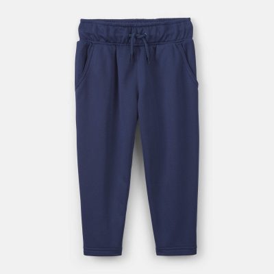 Toddler Boy French Terry Active Pants - Navy Blue