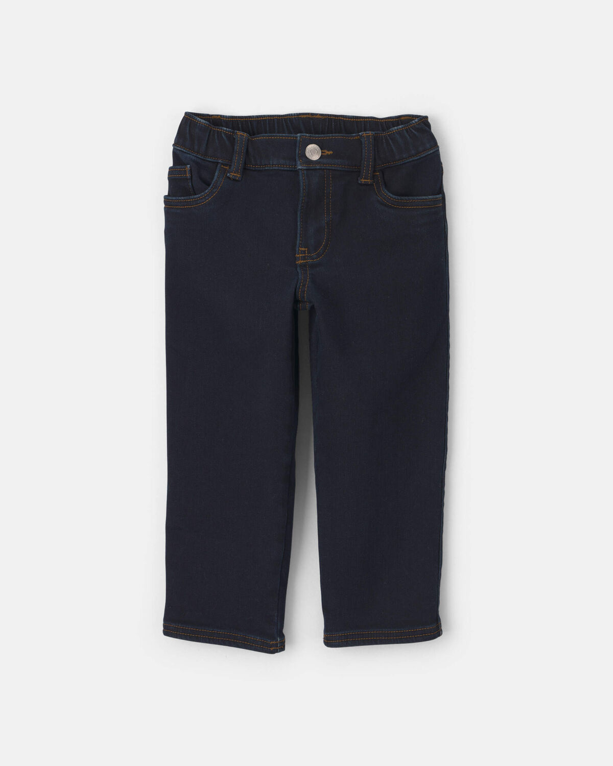 Toddler Boy Fleece-Lined Relaxed Jeans - Dark Wash