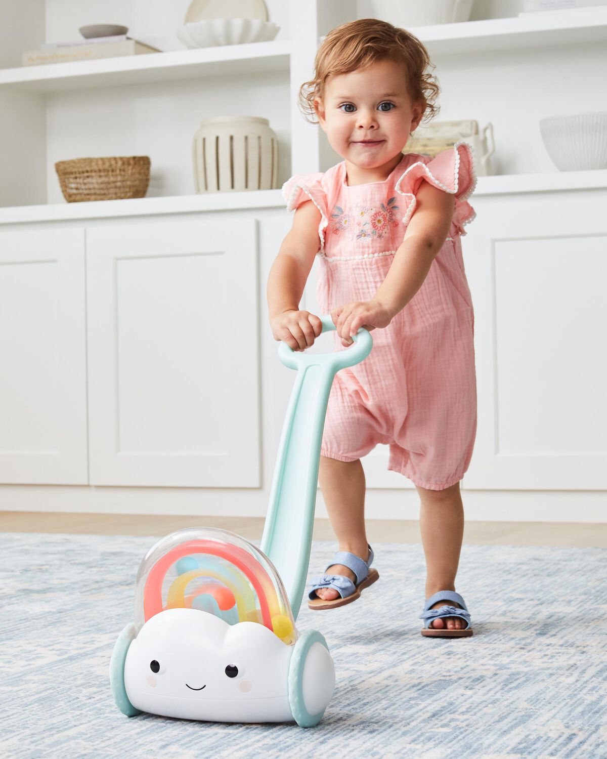 Silver Lining Cloud Rainbow Push Toy - Image 2
