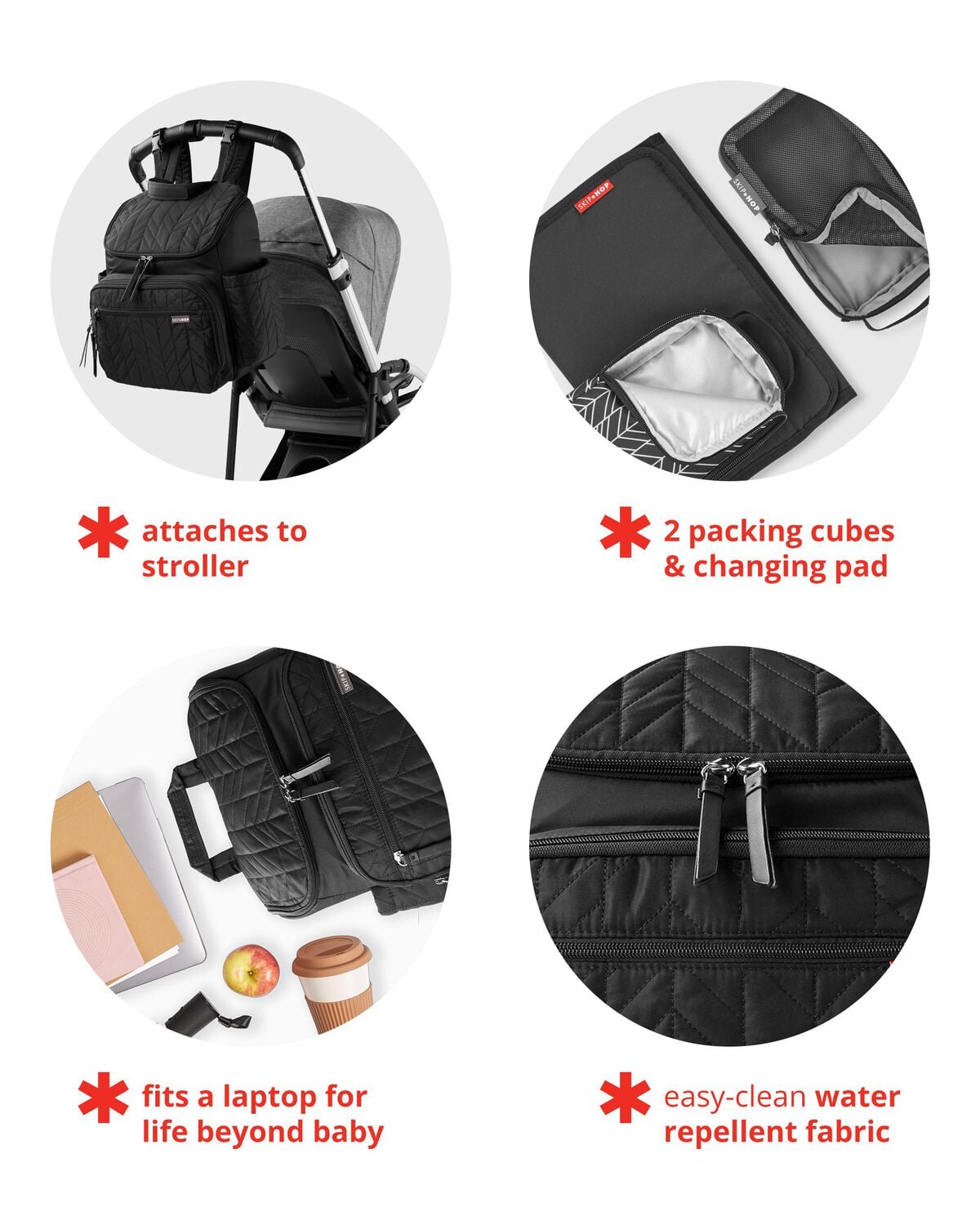 Forma Backpack Diaper Bag - Navy - Image 2
