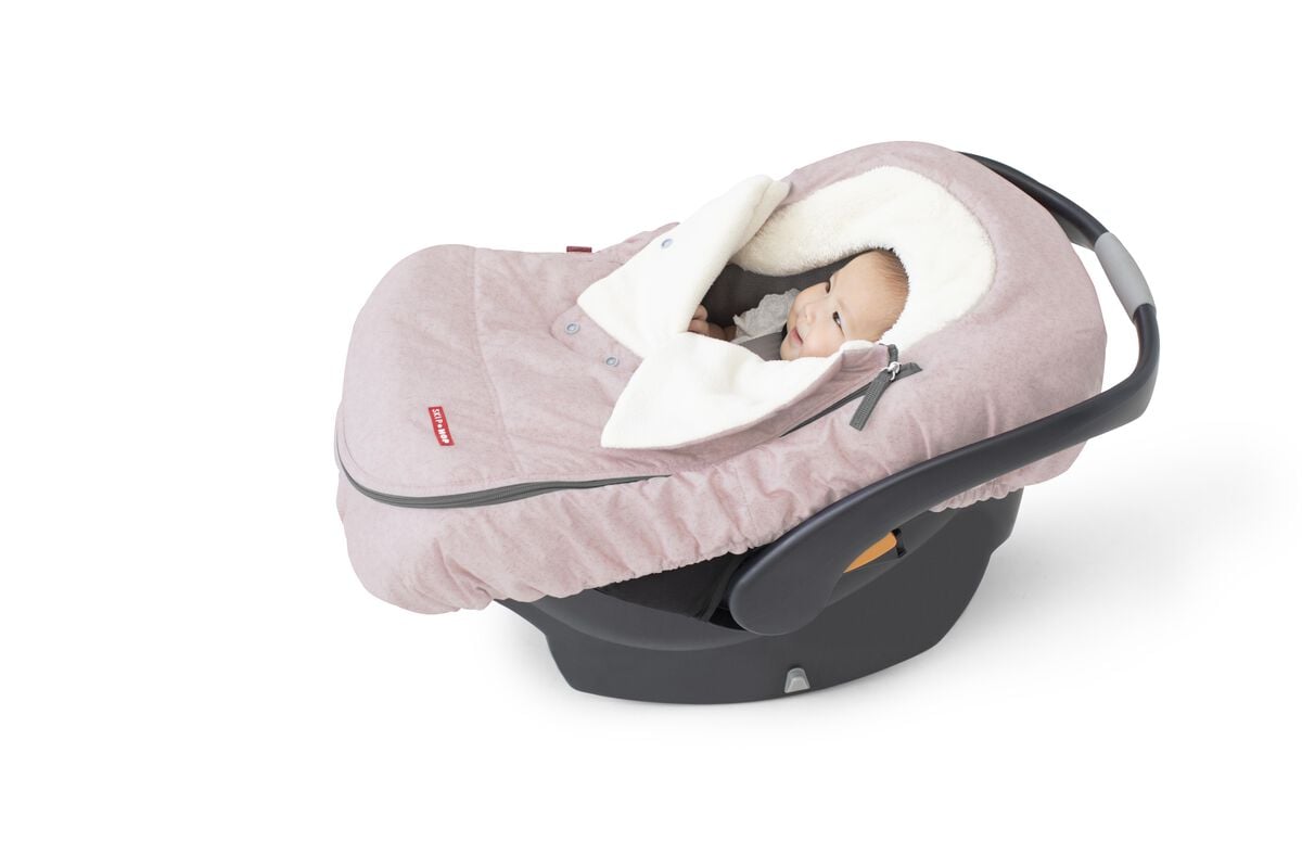 Stroll & Go Car Seat Cover - Pink Heather - Image 5