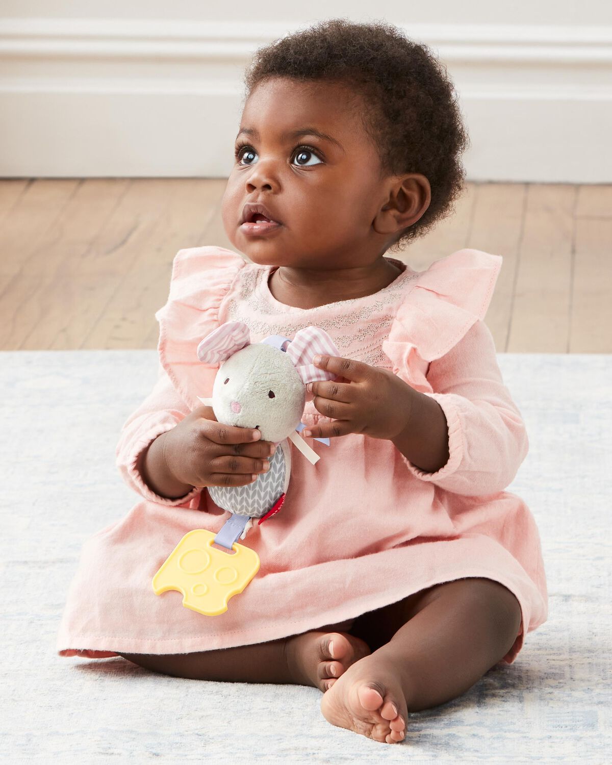 Bandana Buddies Chime & Teethe Toy - Mouse - Image 4