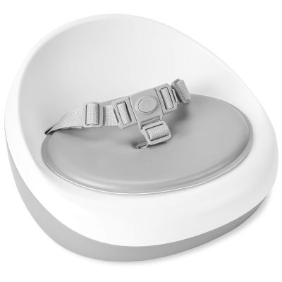 Sleek Seat Booster - Grey/White