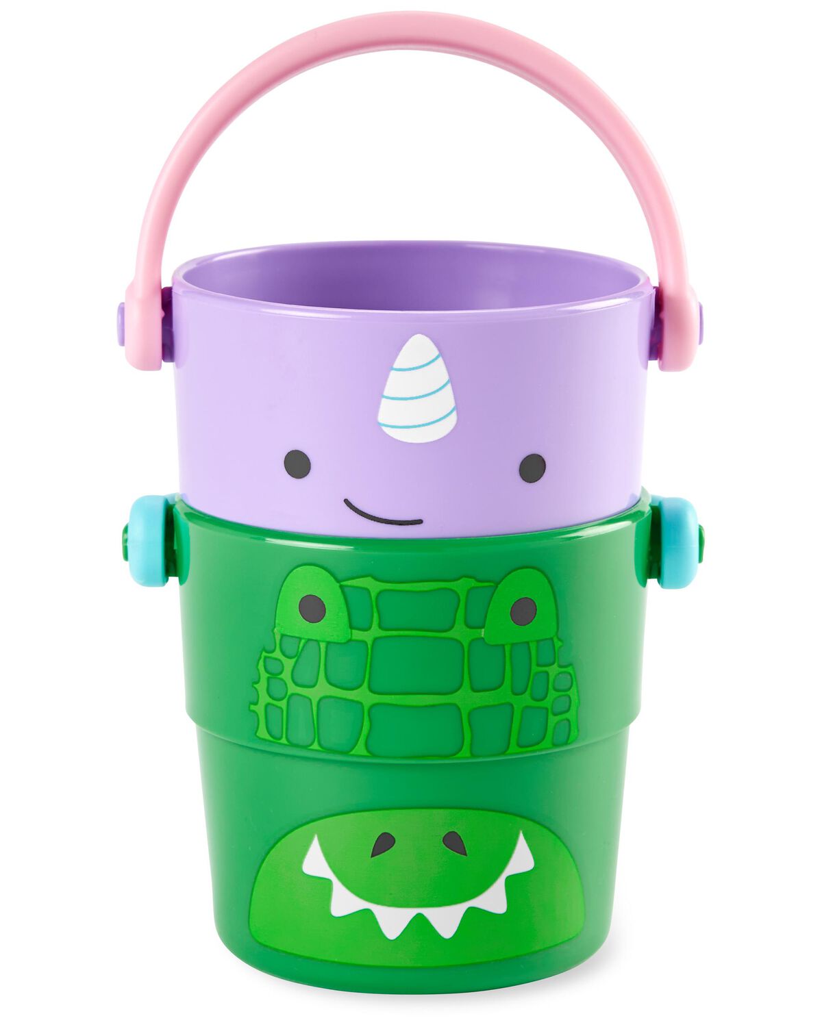Zoo Stack & Pour Buckets Baby Bath Toy - Image 6