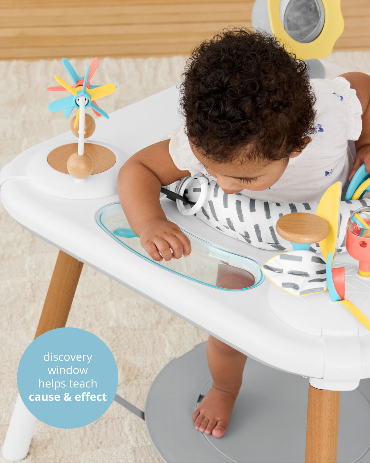 Discoverosity Montessori-Inspired 3-Stage Activity Center & Play Table - Image 2