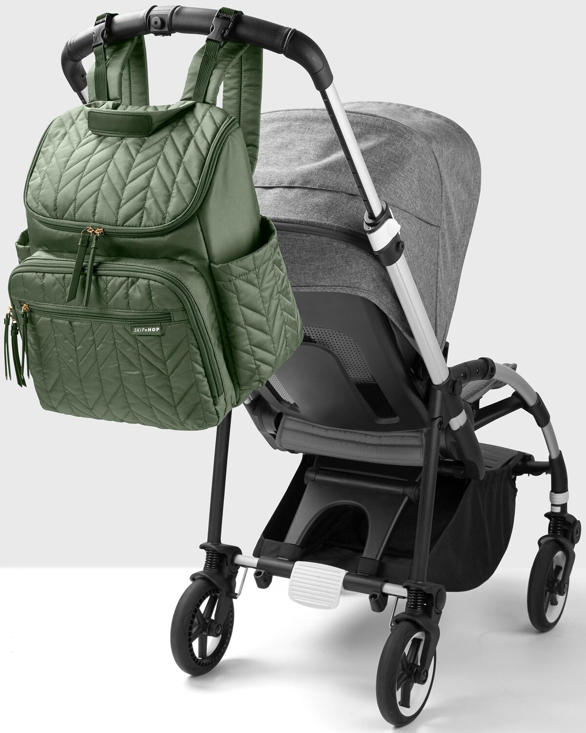 Forma Backpack Diaper Bag - Sage - Image 5