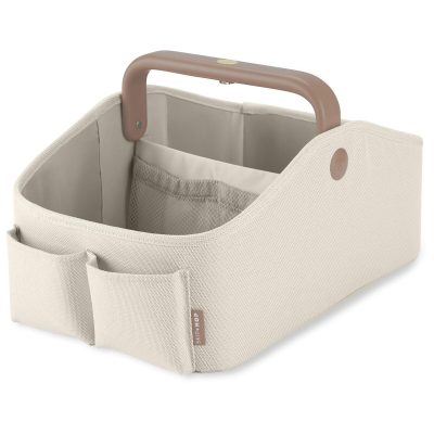 Nursery Style Light-Up Diaper Caddy - Oat