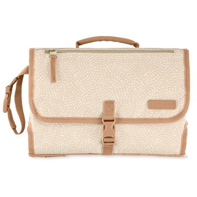 Pronto Signature Changing Station - Beige Swirl Dot