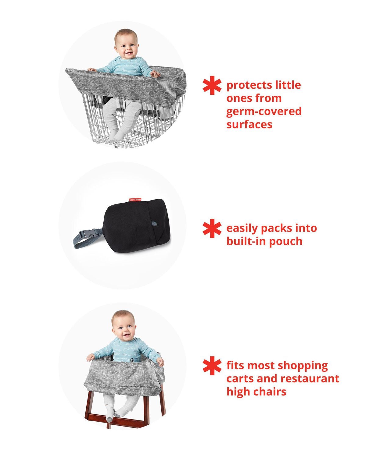 Take Cover Shopping Cart & Baby High Chair Cover - Image 3