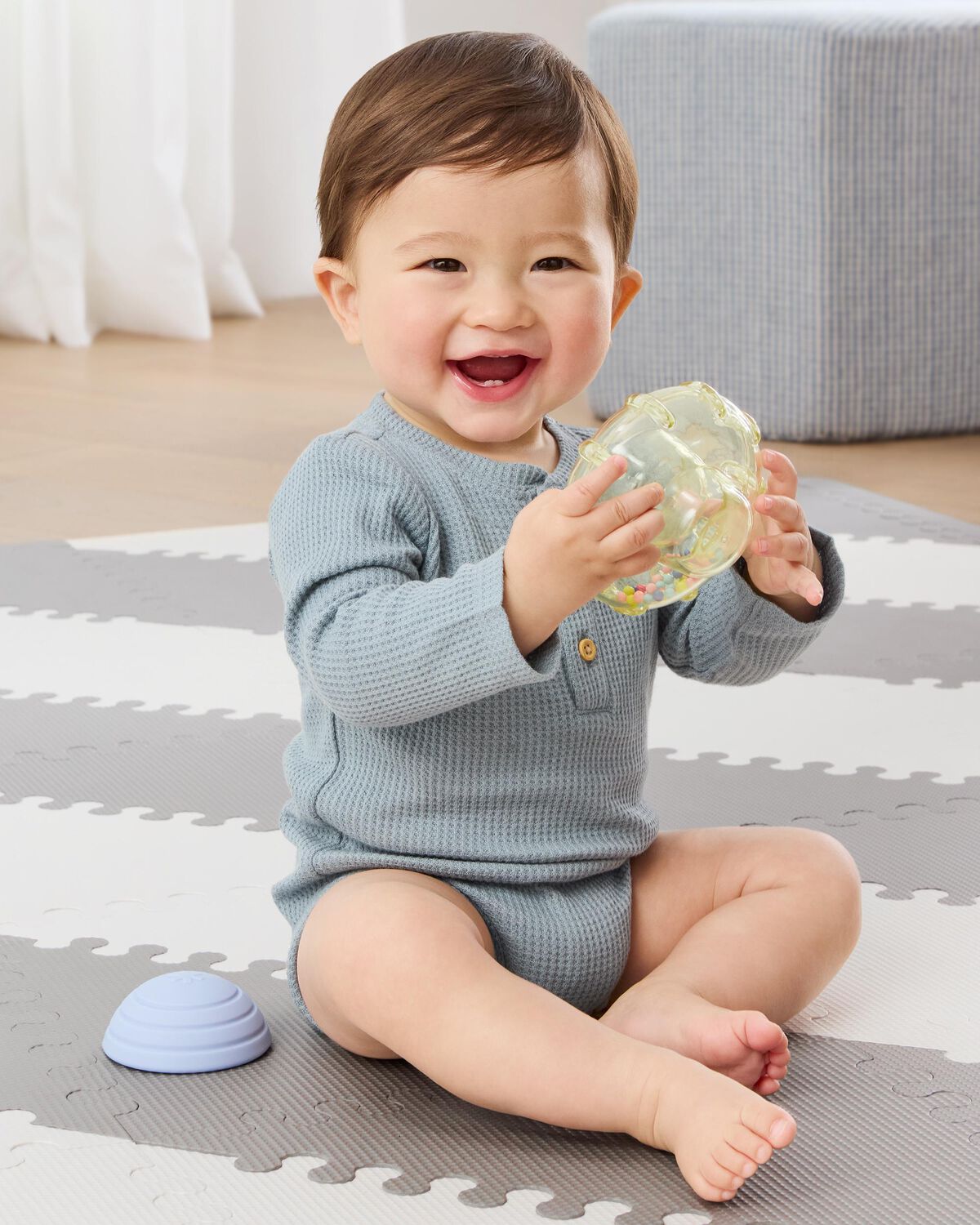 Seascape Stack & Crawl 4-in-1 Crab Baby Crawl Toy - Image 4