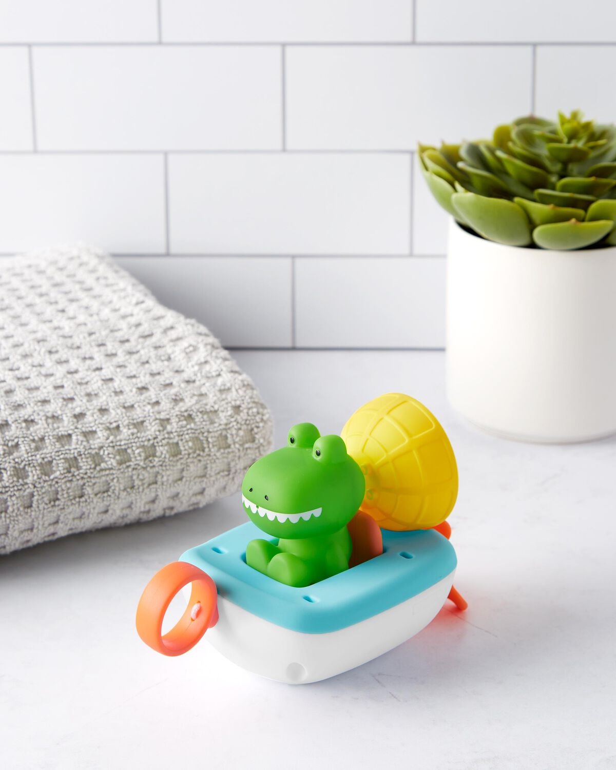 ZOO The Boat Baby Bath Toy - Crocodile - Image 5