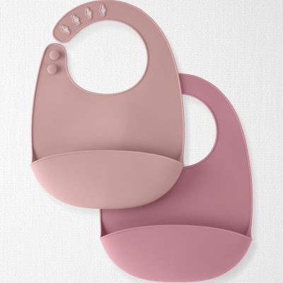 Baby Little Planet 2-Pack Silicone Bibs