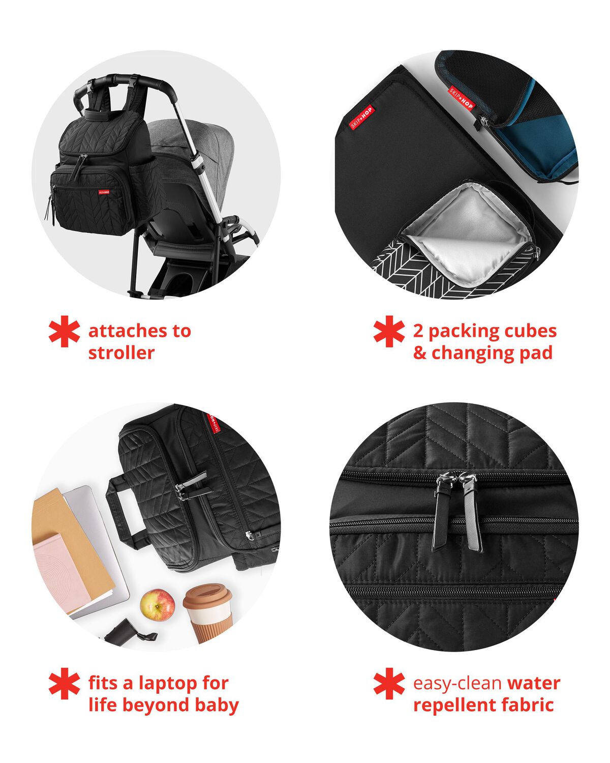 Forma Backpack Diaper Bag - Camel - Image 3