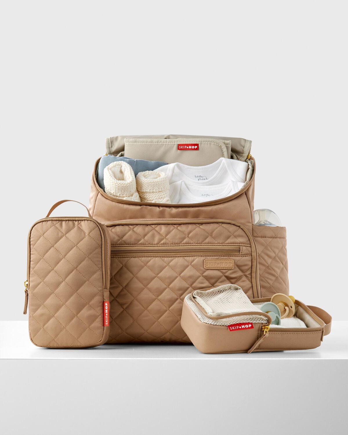 Forma Backpack Diaper Bag - Camel - Image 4