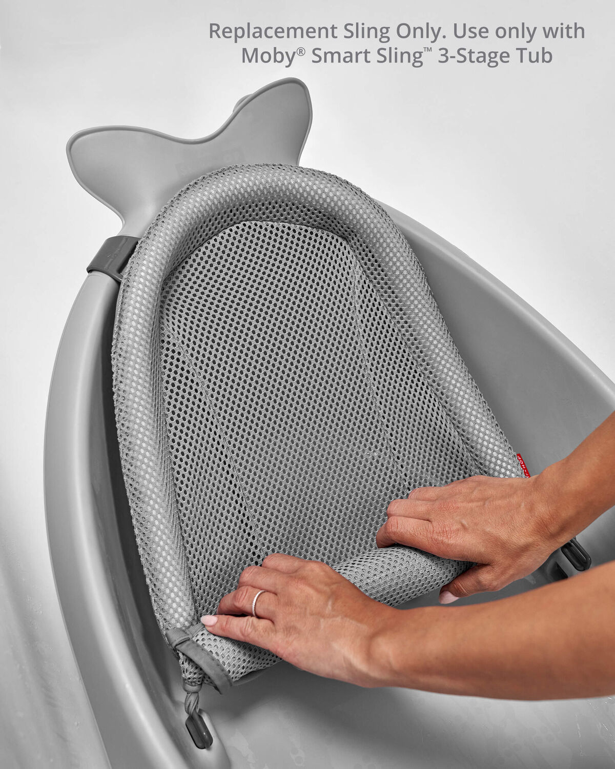 MOBY® Smart Sling™ 3-Stage Tub Sling - Grey - Image 4