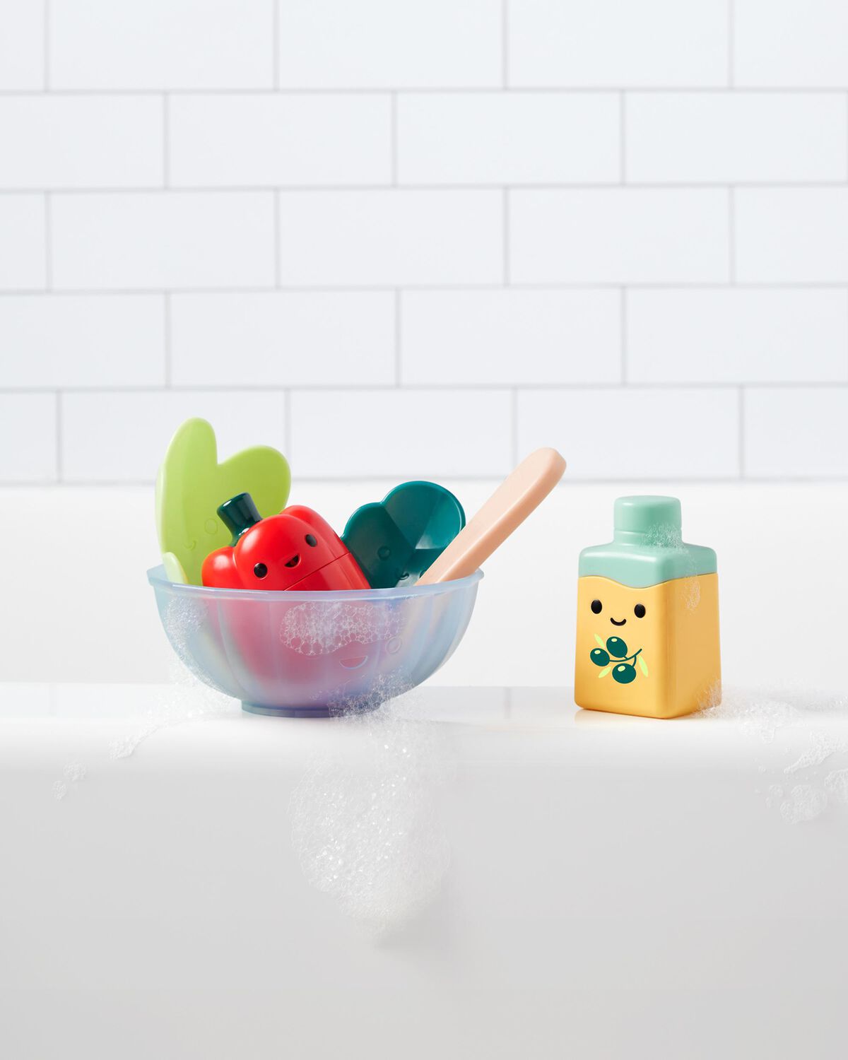 Tub-to-Table Café Prep & Serve Salad Bath Toy Set - Image 2