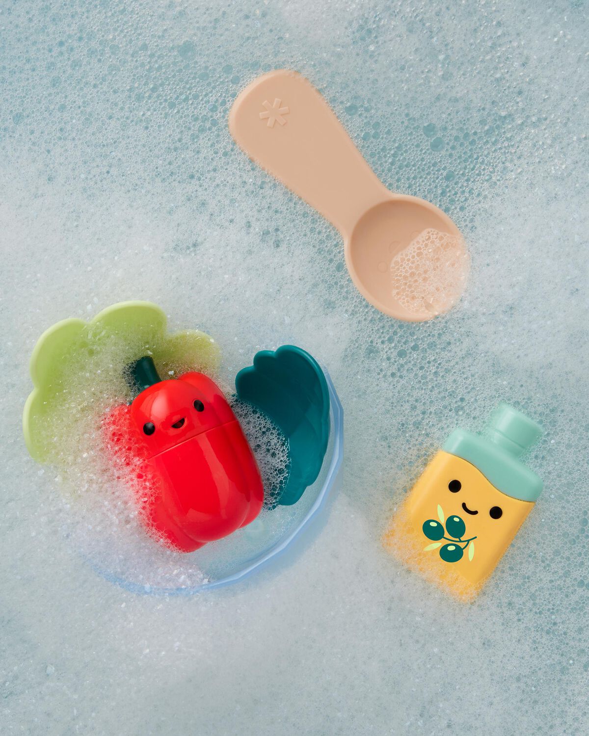 Tub-to-Table Café Prep & Serve Salad Bath Toy Set - Image 6
