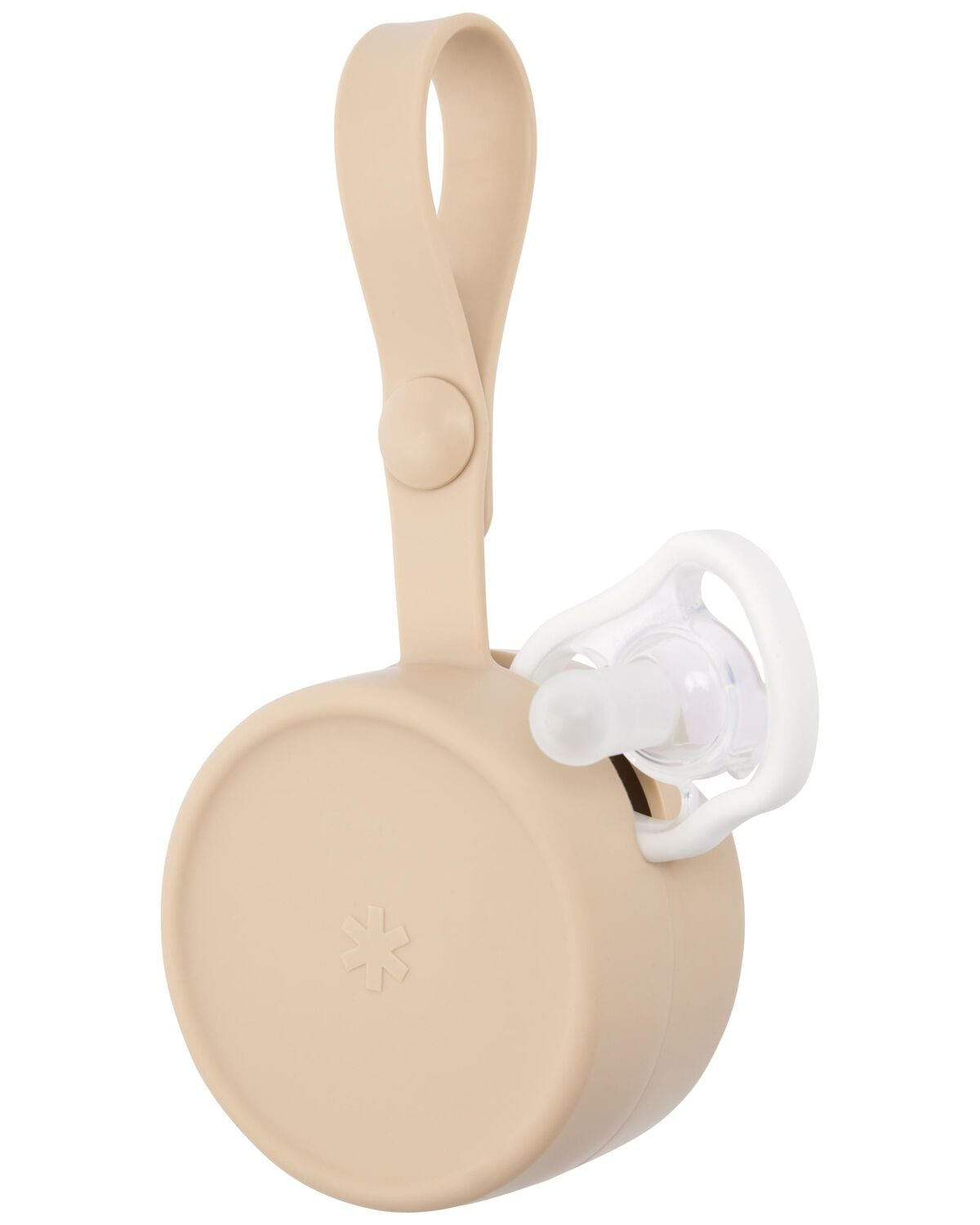Silicone Pacifier Holder - Oat - Image 3