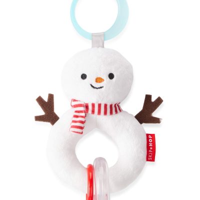 Snowman Baby Rattle Toy