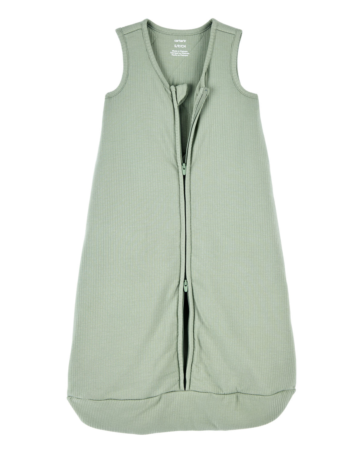 Baby 2-Way Zip PurelySoft Wearable Blanket - Green - Image 2