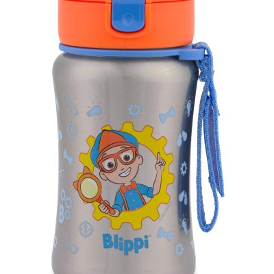 Blippi Stainless Steel Straw Bottle