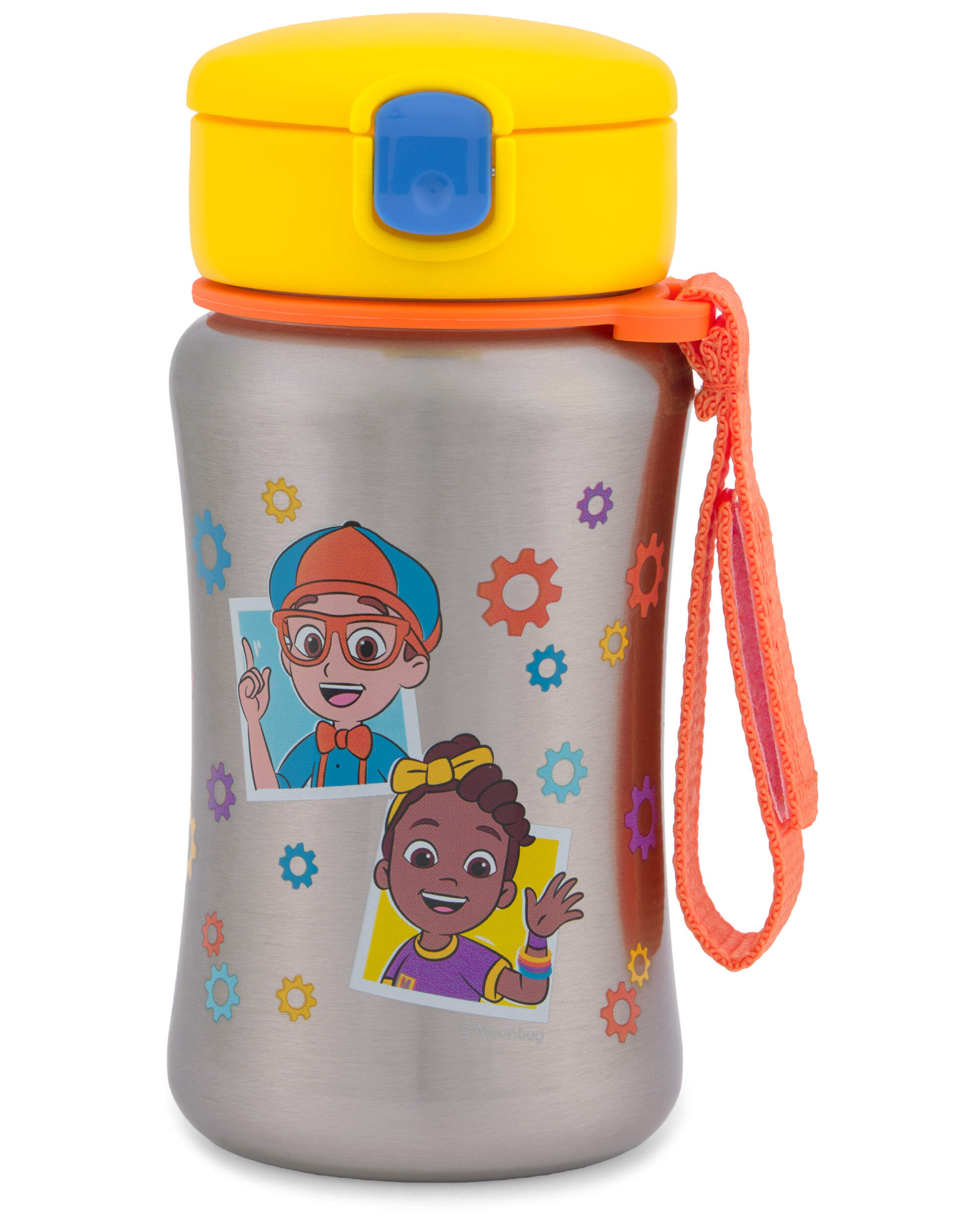 Blippi & Meekah Stainless Steel Straw Bottle - Image 4