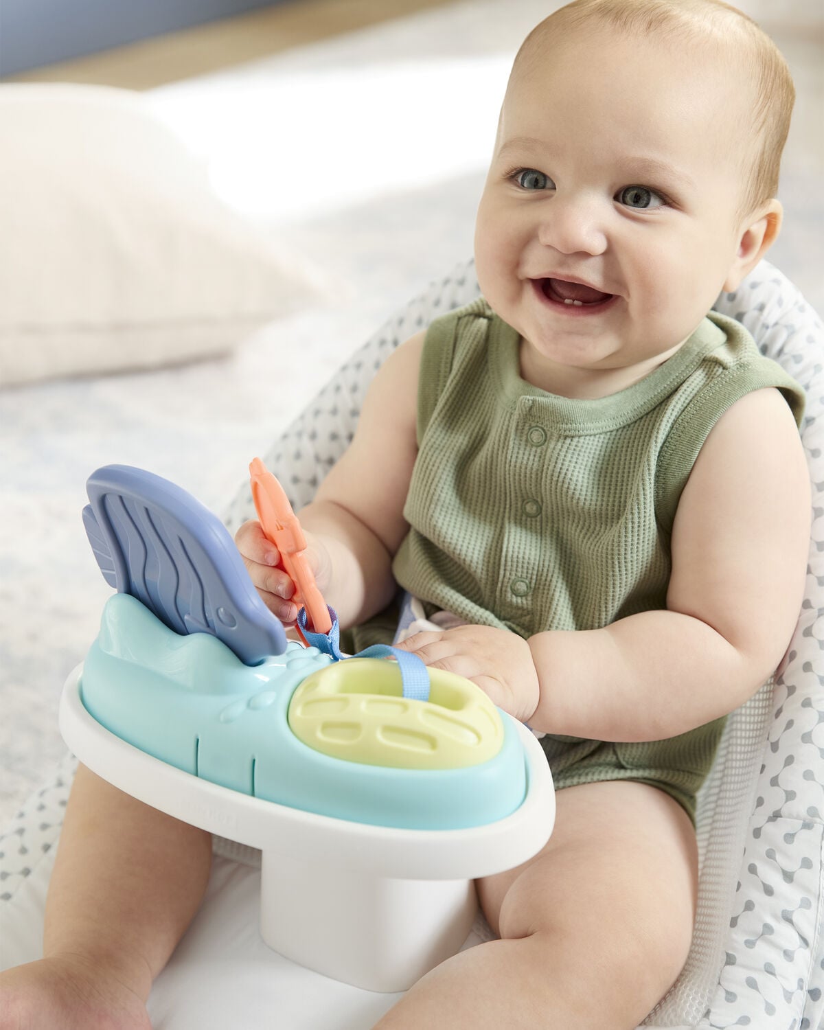 Seascape Upright 2-in-1 Activity Floor Seat - Image 2