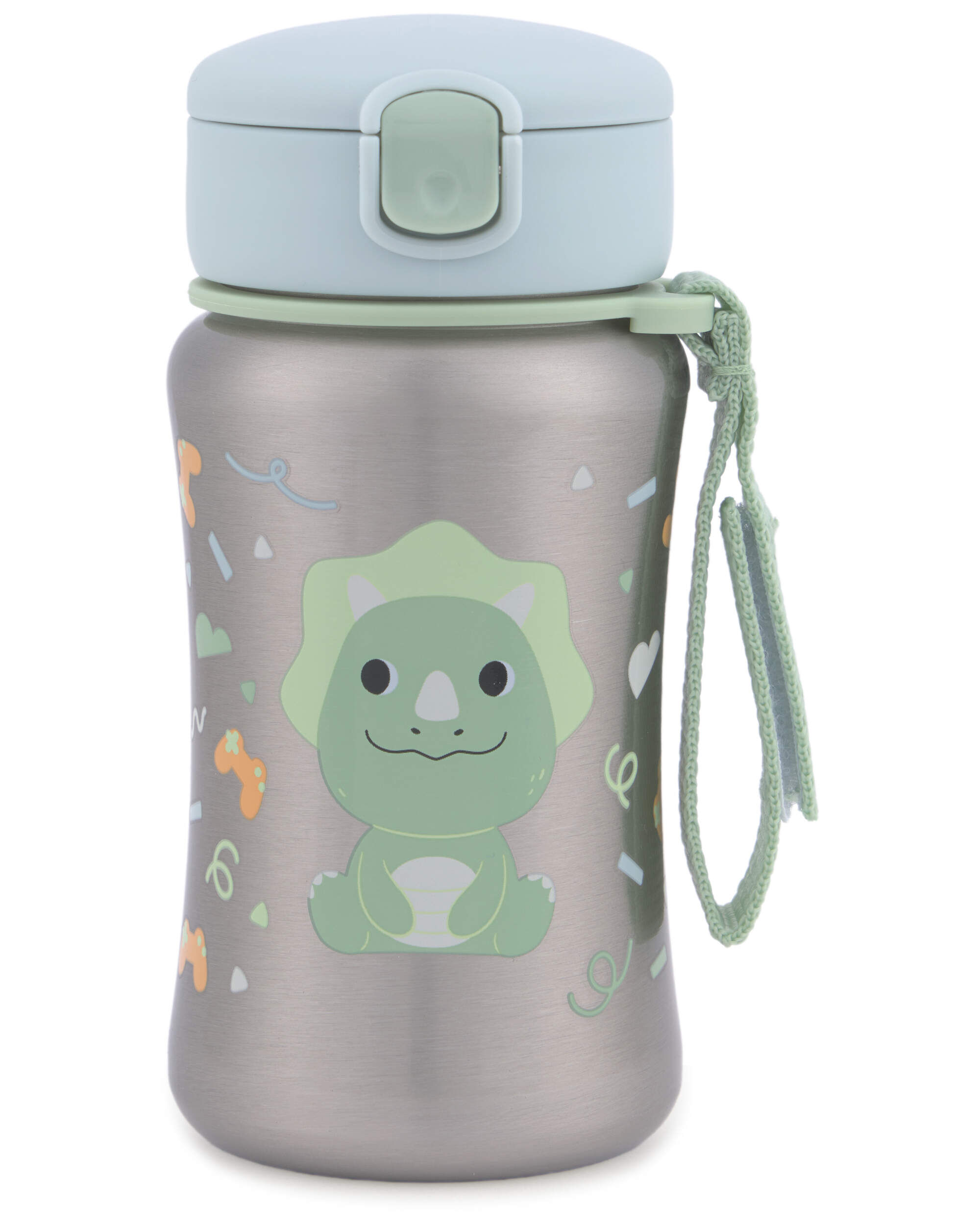 Besties Squad Stainless Steel Straw Bottle - Dex Dino - Image 4