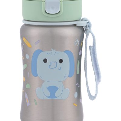 Besties Squad Stainless Steel Straw Bottle - Emmett Elephant