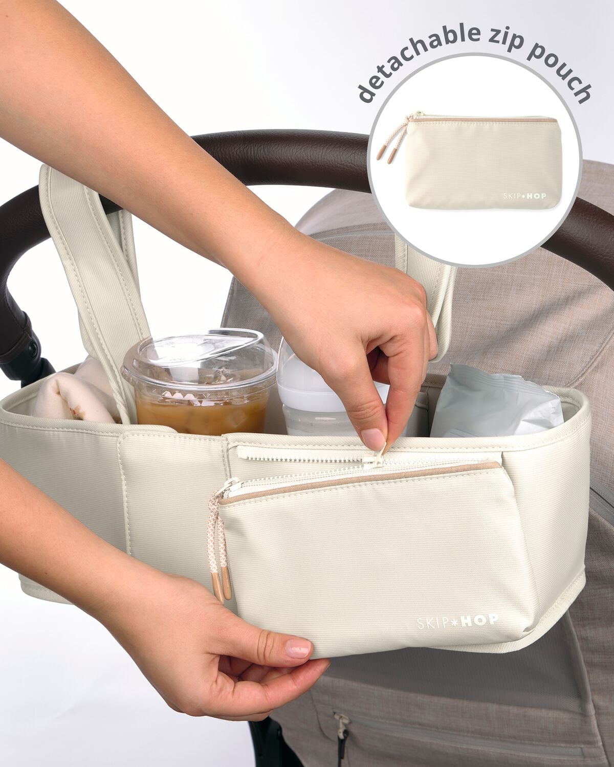 Ultimate Stroller Organizer - Oat - Image 3