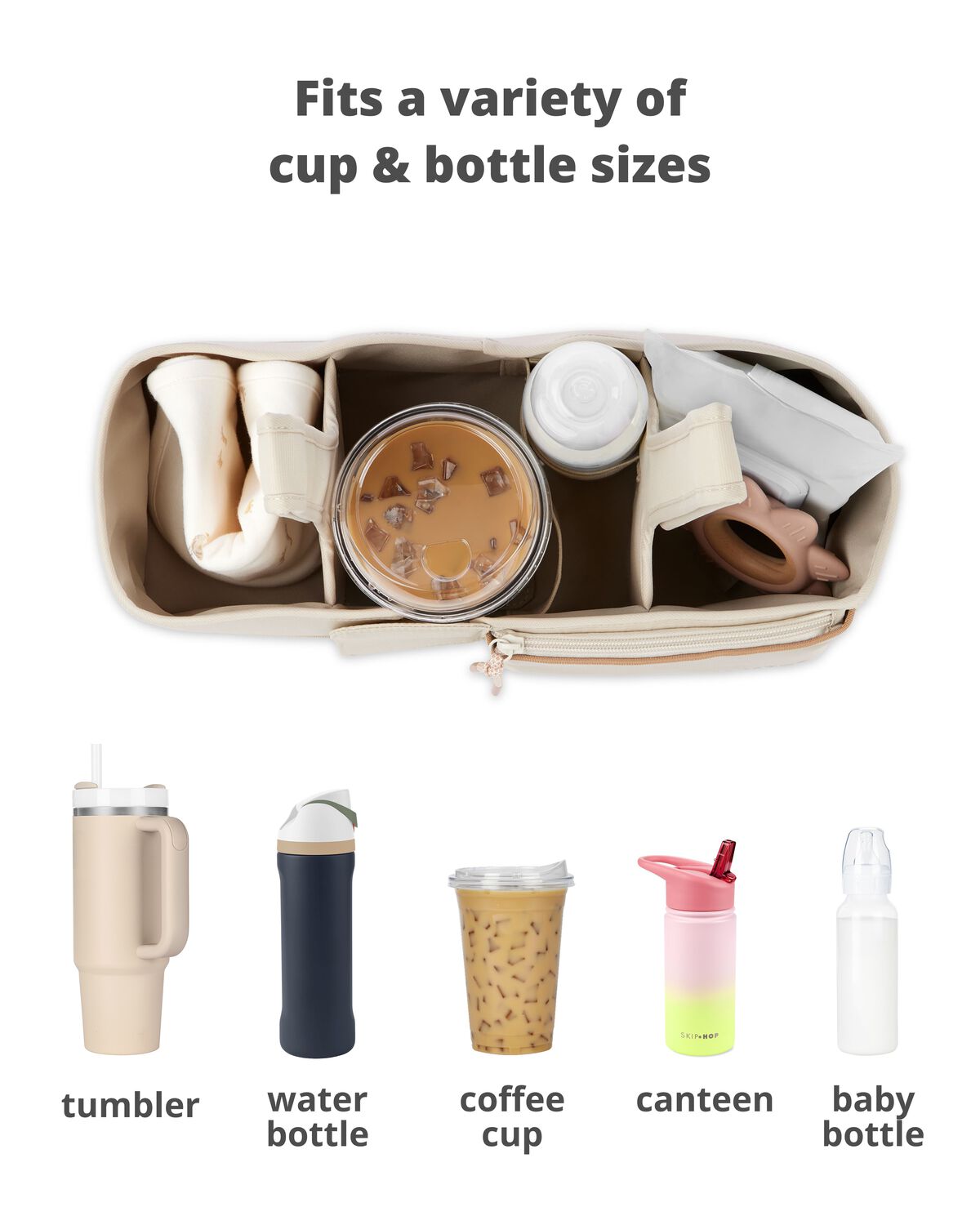 Ultimate Stroller Organizer - Oat - Image 4