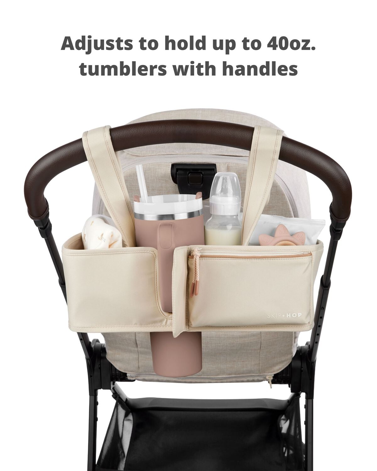 Ultimate Stroller Organizer - Oat - Image 6