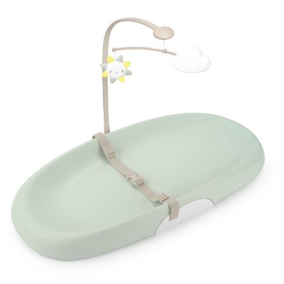 Nursery Style Wipe-Clean Changing Pad - 16 in - Sage