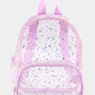 Foil Star Mini Backpack - Pink