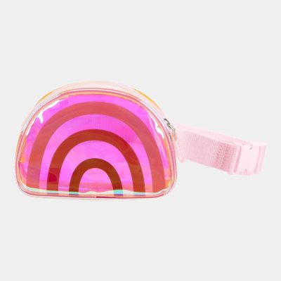 Rainbow Sling Bag Purse - Pink